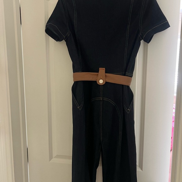 Alice + Olivia Black and Brown Jumpsuit - Picture 4 of 9